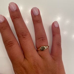 Ana Luisa Gold Signet Ring